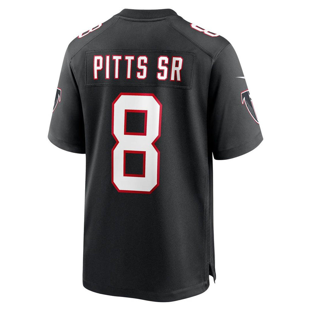 Men's Atlanta Falcons Kyle Pitts Sr. Nike Black Alternate  Game Jersey