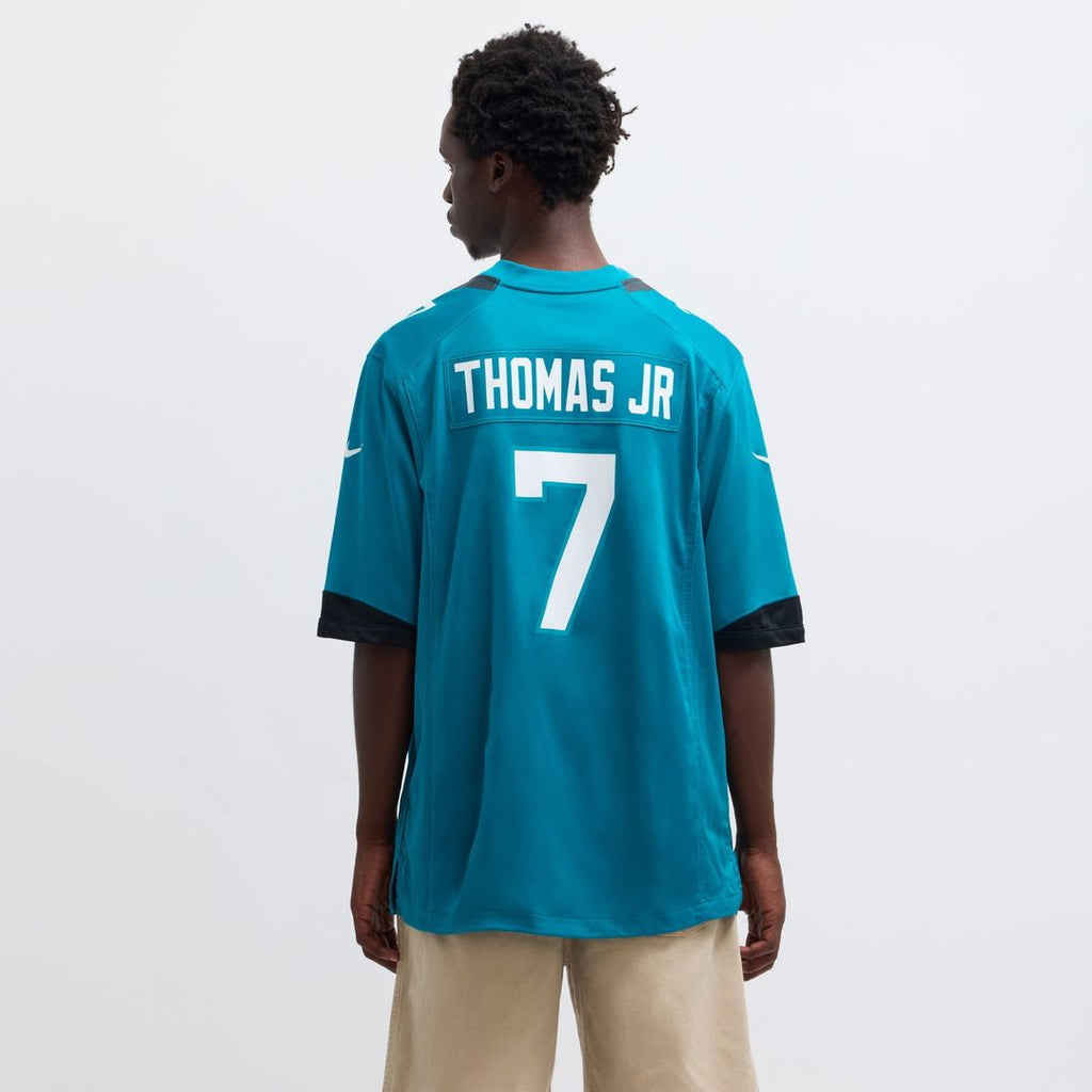 Men's Jacksonville Jaguars Brian Thomas Jr Nike Teal  Player Game Jersey