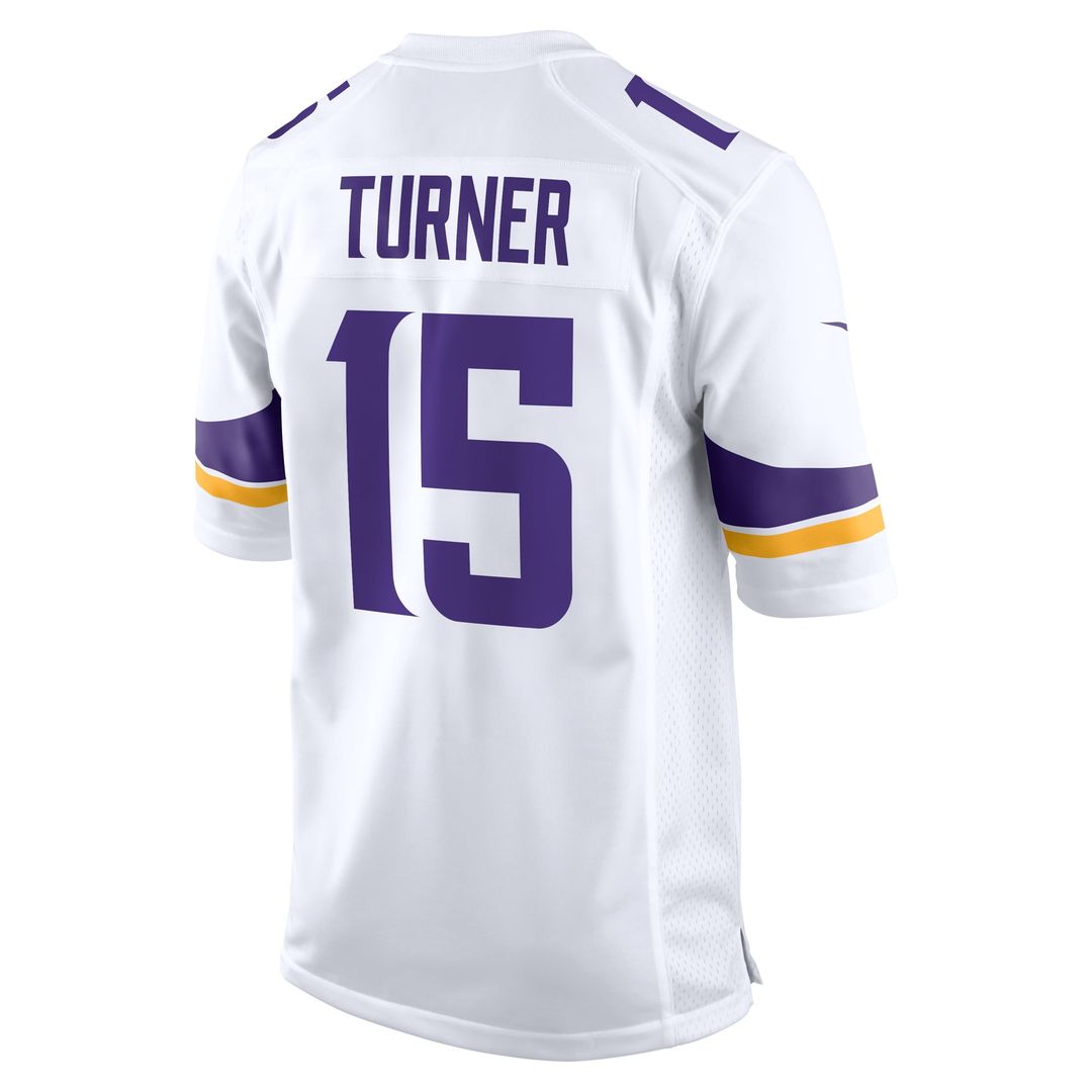 Men's Minnesota Vikings Dallas Turner Nike Purple Alternate Game Jersey