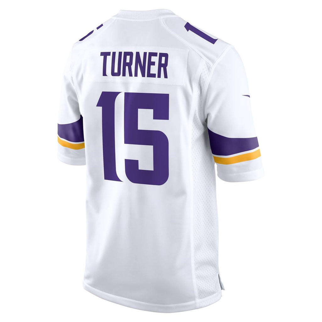 Men's Minnesota Vikings Dallas Turner Nike  White Game Jersey