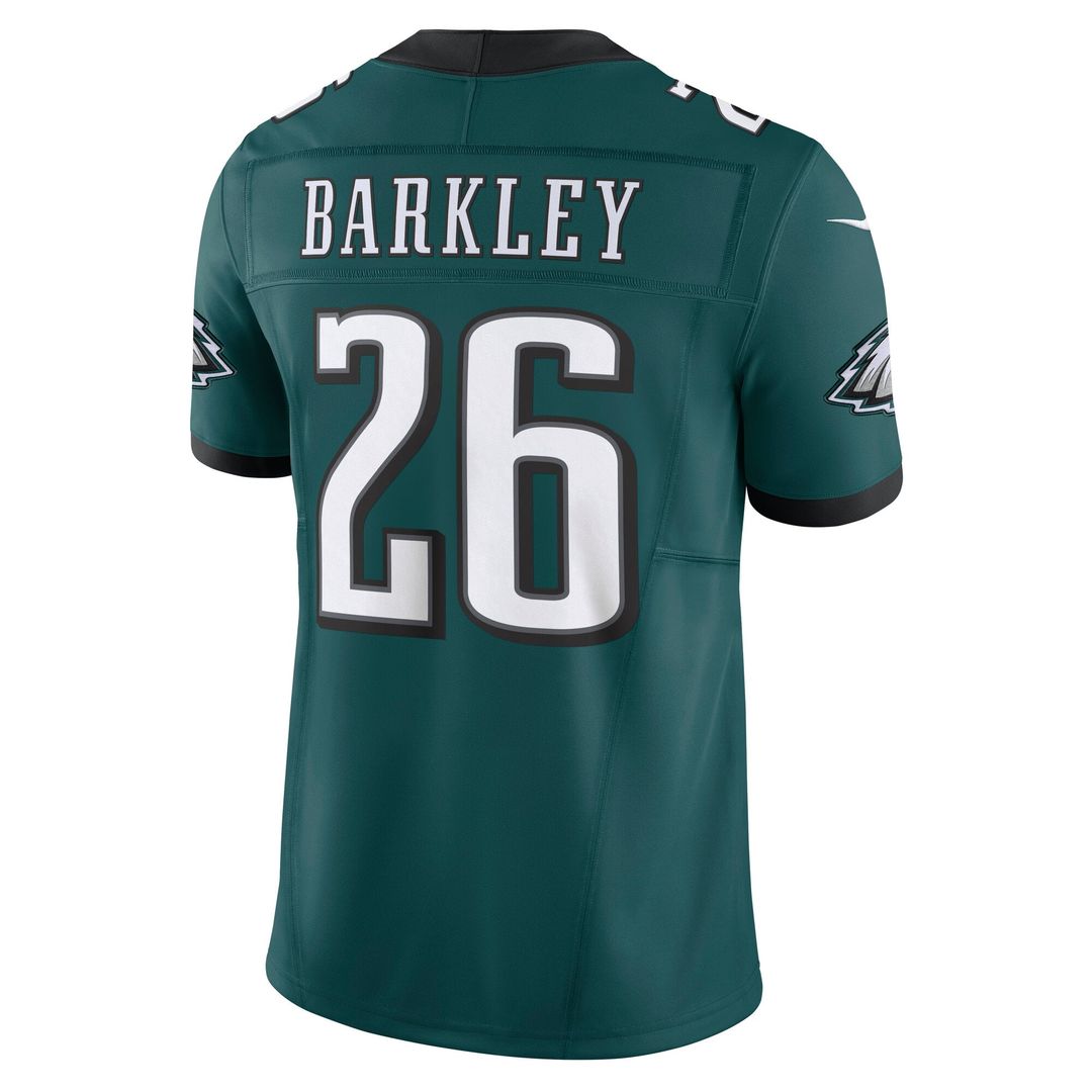Men's Philadelphia Eagles Saquon Barkley Nike Black Vapor F.U.S.E. Limited Jersey