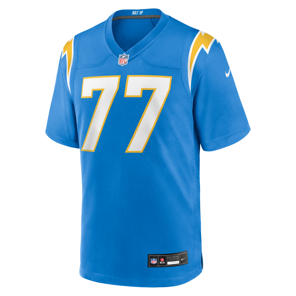 Men's Los Angeles Chargers Travis Burke Nike Powder Blue Team Game Jersey