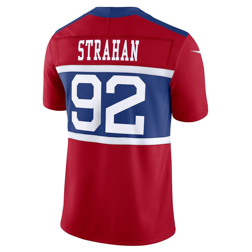 Men's New York Giants Michael Strahan Nike Century Red Alternate Vapor F.U.S.E. Retired Player Limited Jersey