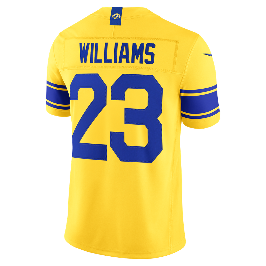 Men's Los Angeles Rams Kyren Williams Nike Classic Sol Vapor F.U.S.E. Stitched Limited Jersey
