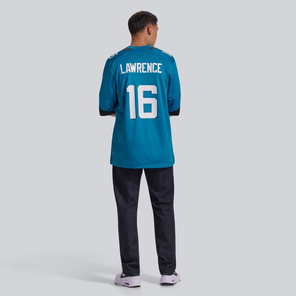 Men's Jacksonville Jaguars Trevor Lawrence Nike Teal Home Game Jersey
