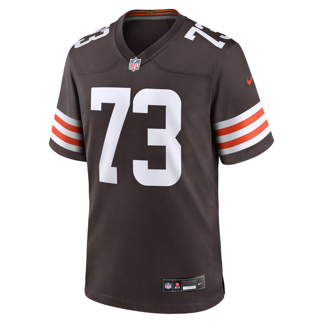 Men's Cleveland Browns Joe Thomas Nike Brown Retired Game Player Jersey