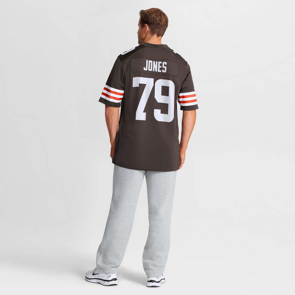 Men's Cleveland Browns Dawand Jones Nike  Brown Team Game Jersey