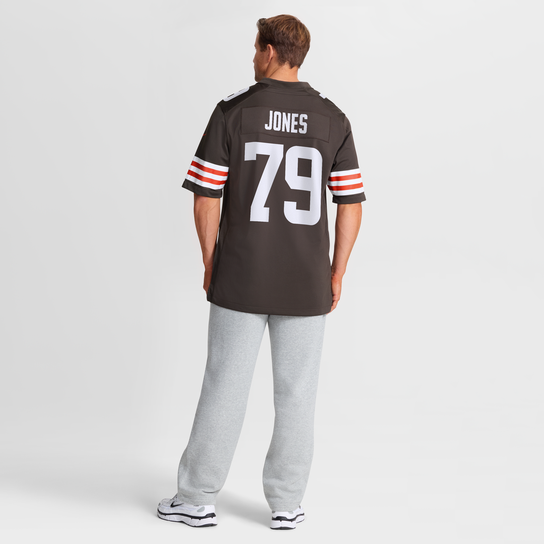 Men's Cleveland Browns Dawand Jones Nike  Brown Team Game Jersey