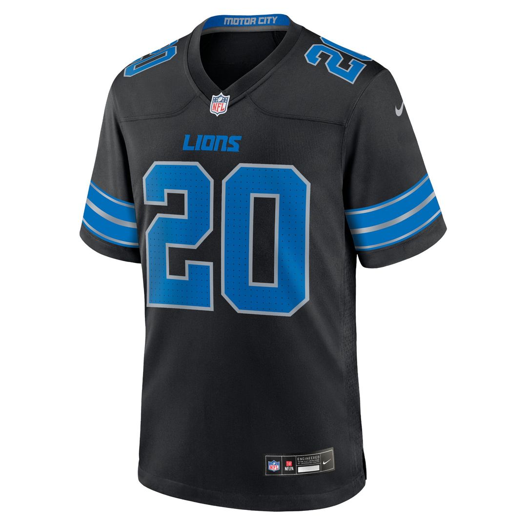 Men's Detroit Lions Barry Sanders Nike Blue Retired Player Game Jersey