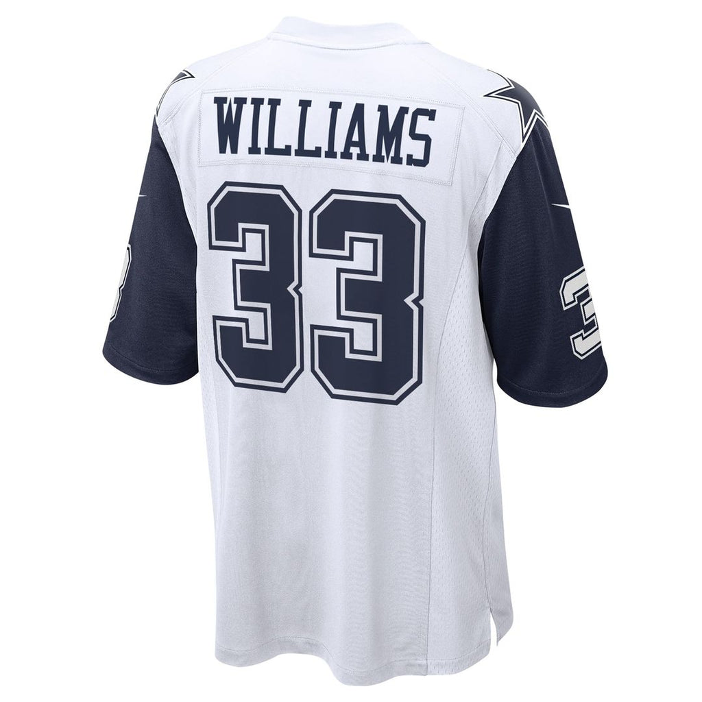 Men's Dallas Cowboys Javonte Williams Nike Navy Team Game Jersey
