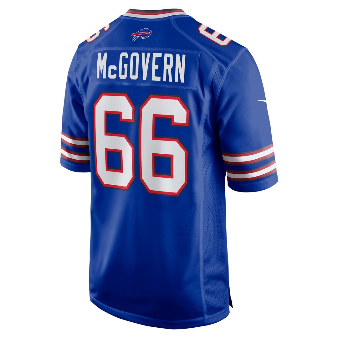 Men's Buffalo Bills Connor McGovern Nike Royal Game Player Jersey