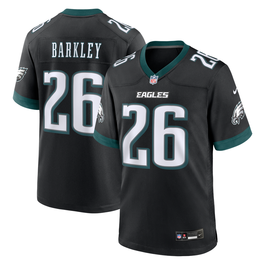 Men's Philadelphia Eagles Saquon Barkley Nike  Kelly Green Alternate Game Jersey