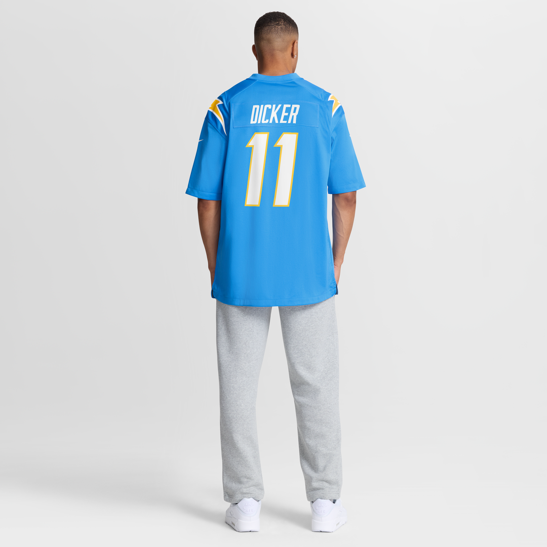 Men's Los Angeles Chargers Cameron Dicker Nike Powder Blue Game Jersey