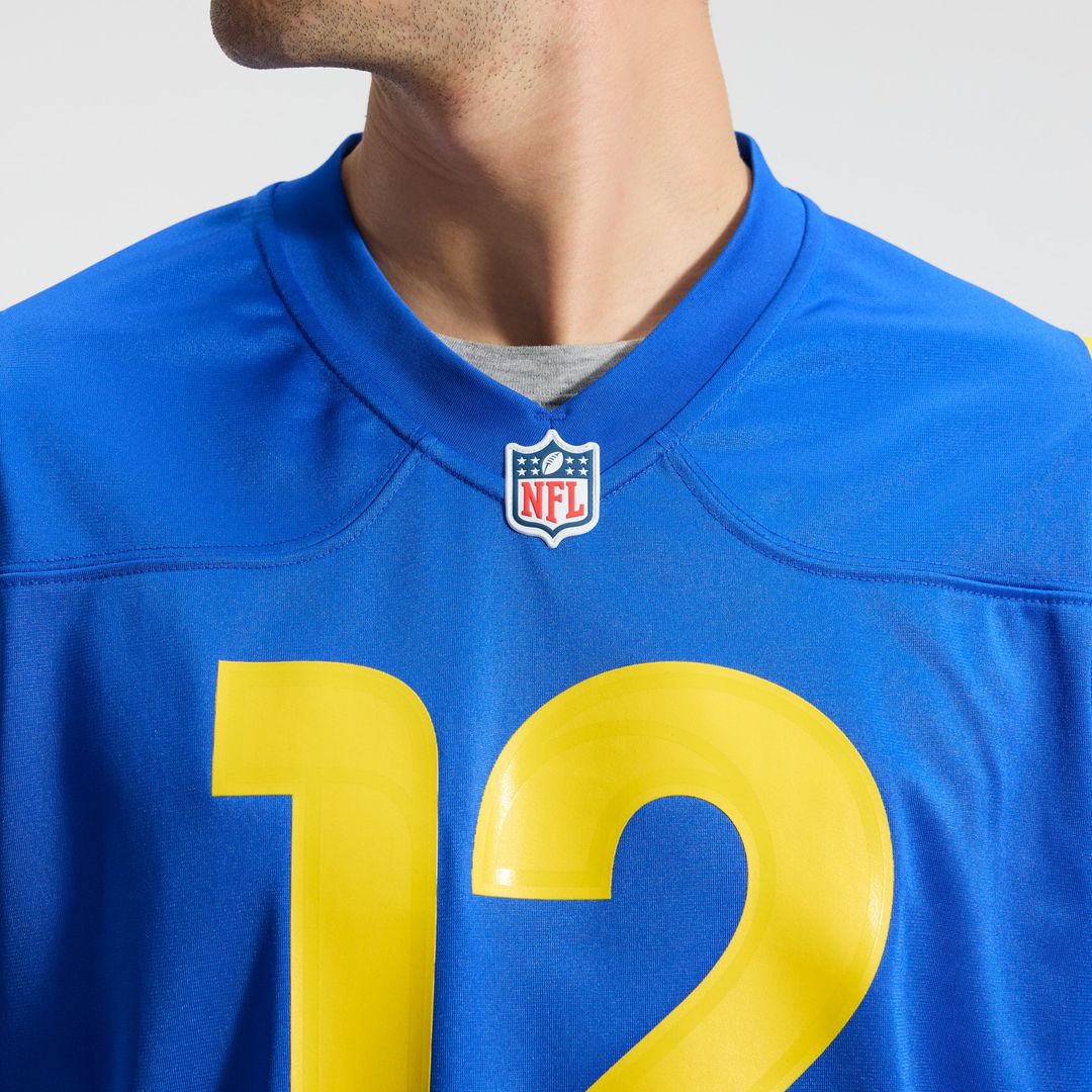 Men's Los Angeles Rams Puka Nacua Nike White White Game Player Jersey