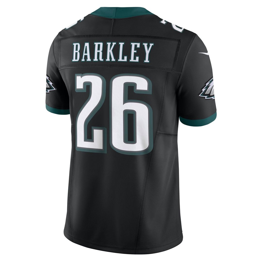 Men's Philadelphia Eagles Saquon Barkley Nike Black Vapor F.U.S.E. Limited Jersey