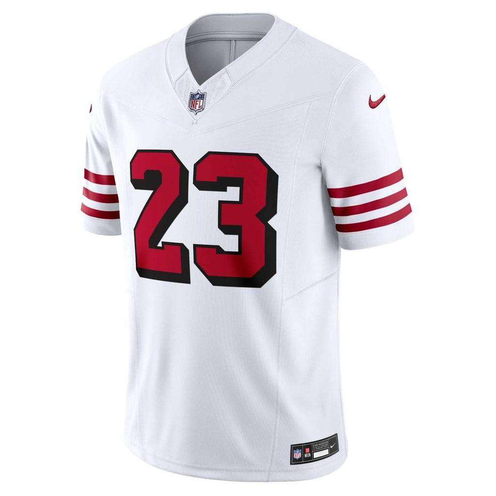 Men's San Francisco 49ers Christian McCaffrey Nike Scarlet Vapor F.U.S.E. Limited Jersey