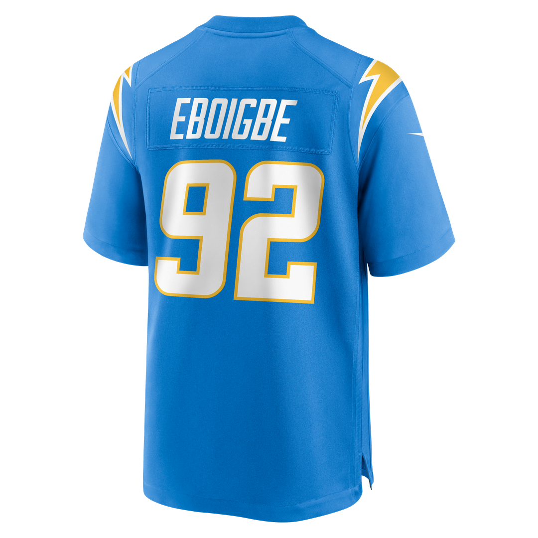 Men's Los Angeles Chargers Justin Eboigbe Nike  Powder Blue Team Game Jersey