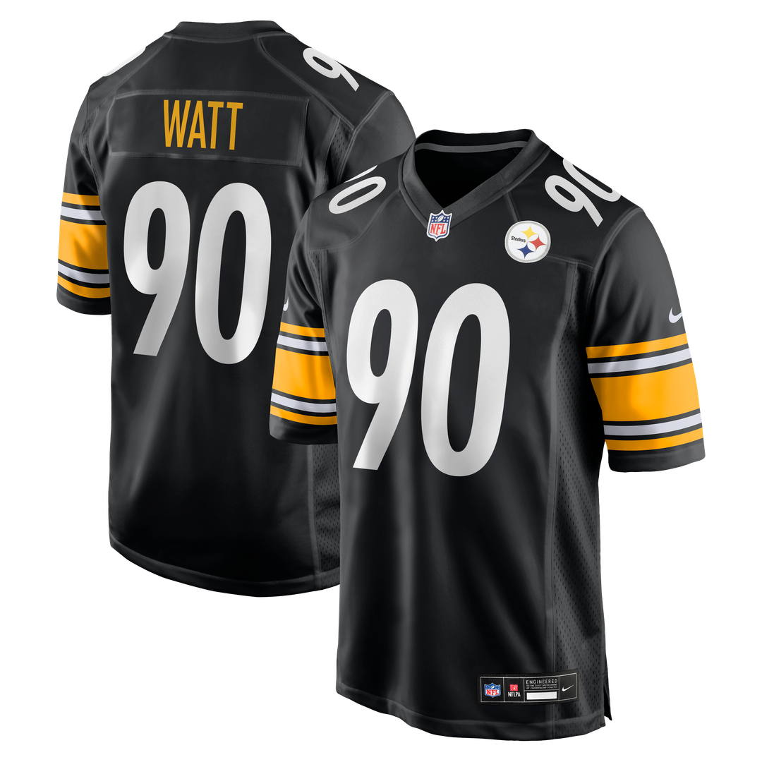 Men's Pittsburgh Steelers T.J. Watt Nike Gold Alternate 1933 Throwback Game Jersey
