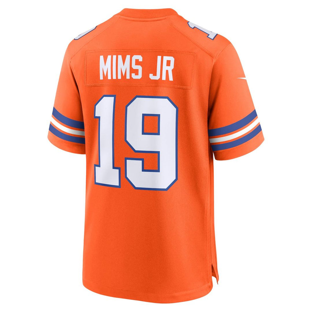 Men's Denver Broncos Marvin Mims Jr Nike Orange Mile High Collection 1977 Throwback Player Game Jersey