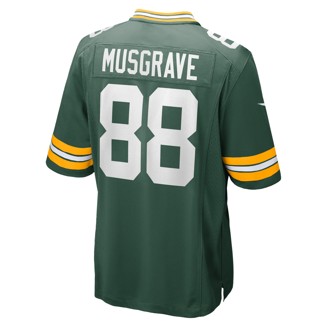 Men's Green Bay Packers Luke Musgrave Nike  Green  Game Jersey