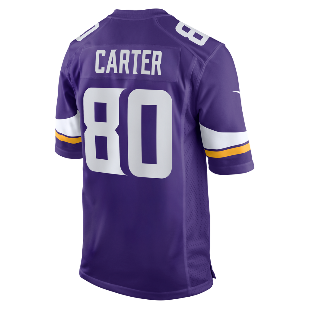 Men's Minnesota Vikings Cris Carter Nike Purple Game Retired Player Jersey
