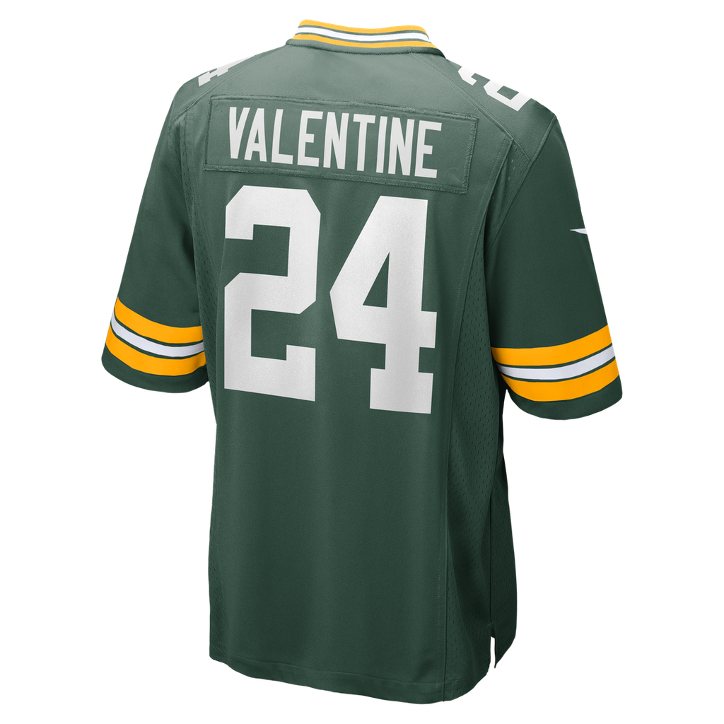 Men's Green Bay Packers Carrington Valentine Nike  Green  Game Jersey