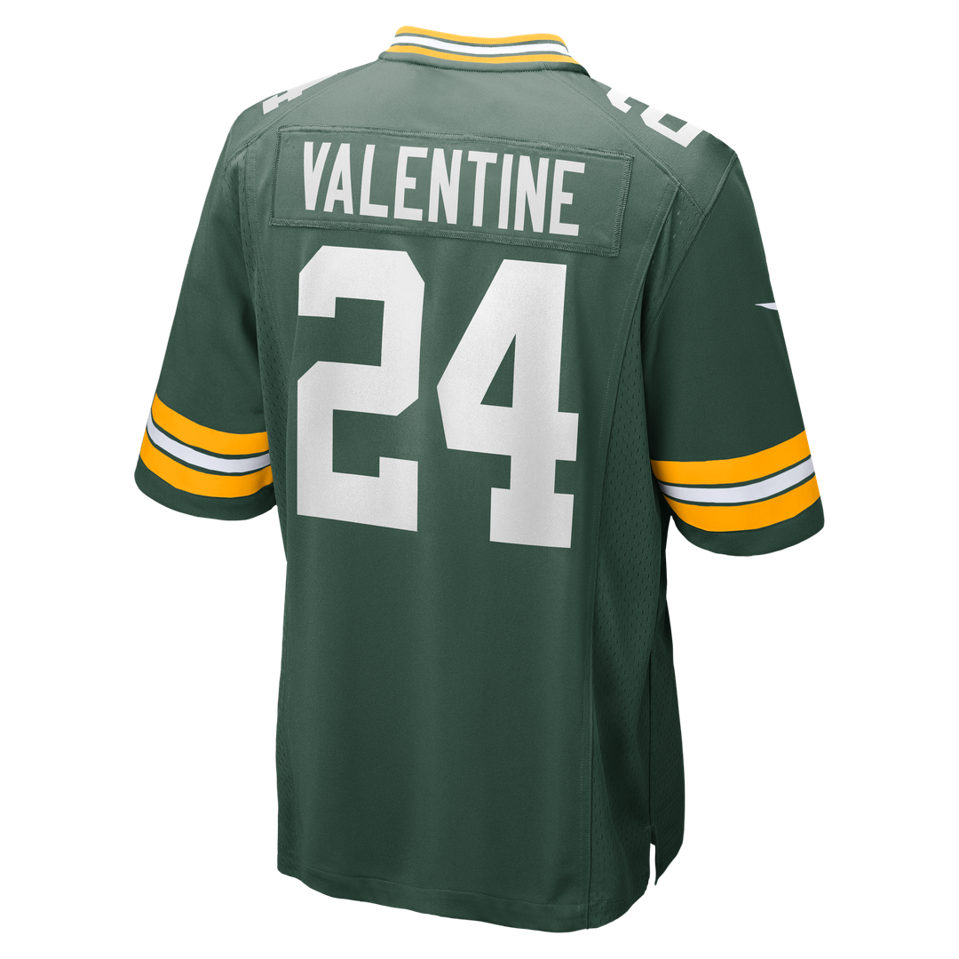 Men's Green Bay Packers Carrington Valentine Nike  Green  Game Jersey