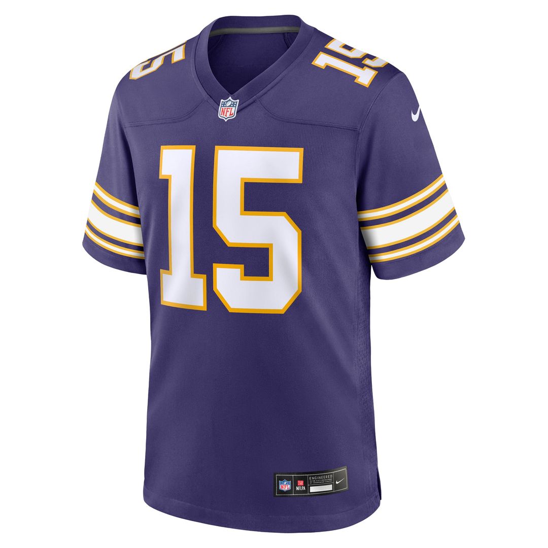Men's Minnesota Vikings Dallas Turner Nike  White Game Jersey