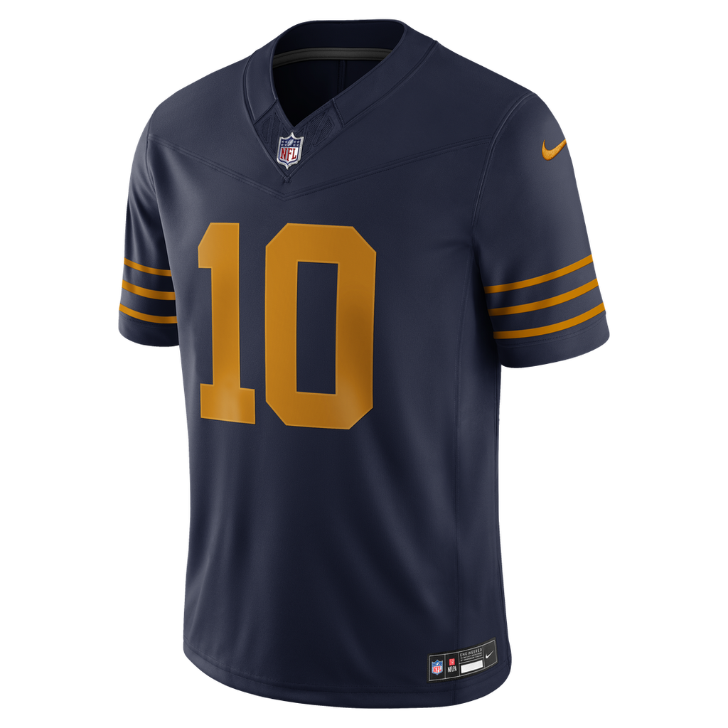 Men's Green Bay Packers Jordan Love Nike Navy Alternate Vapor F.U.S.E. Stitched Limited Jersey