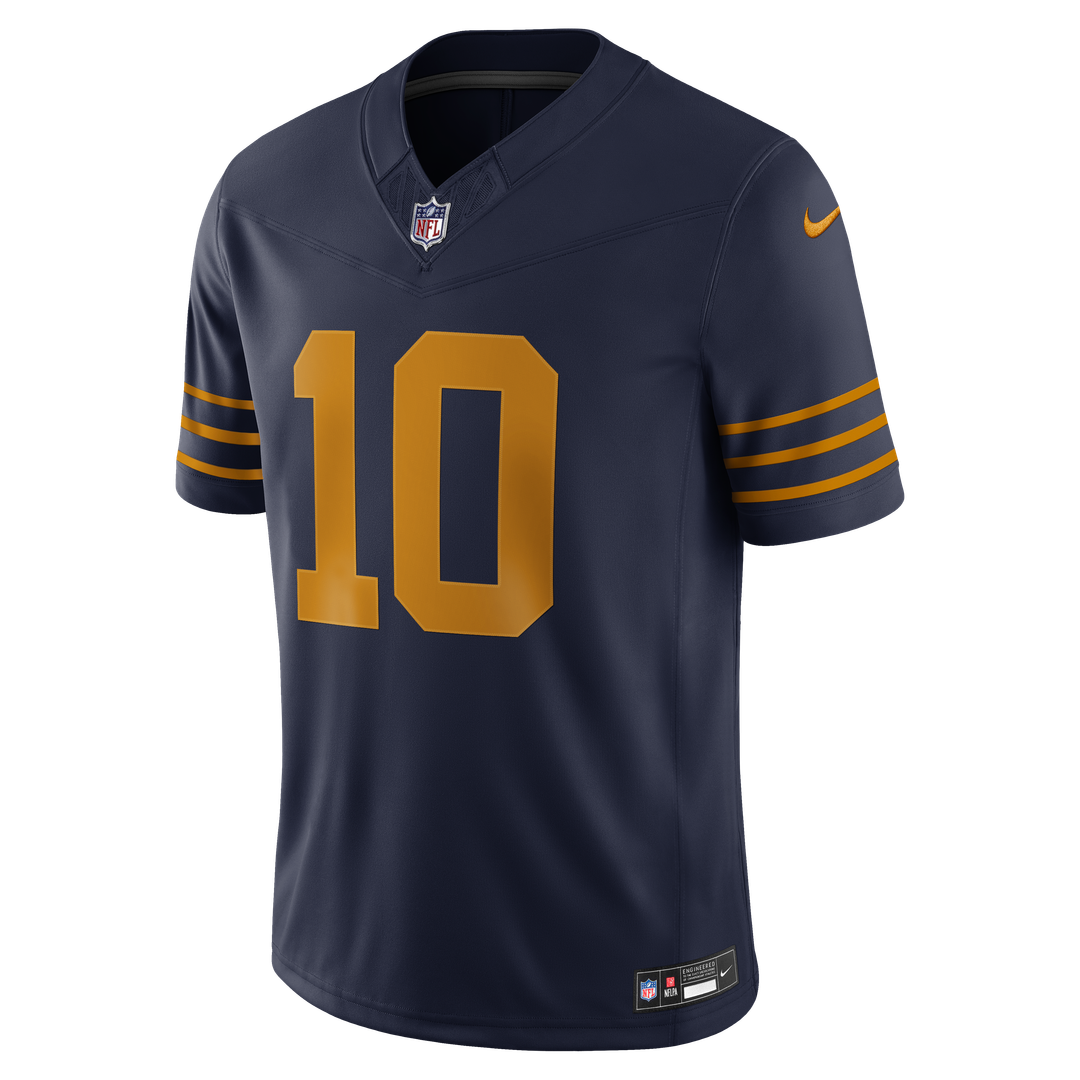 Men's Green Bay Packers Jordan Love Nike Navy Alternate Vapor F.U.S.E. Stitched Limited Jersey