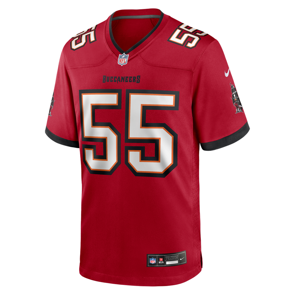 Men's Tampa Bay Buccaneers Derrick Brooks Nike Red Game Retired Player Jersey
