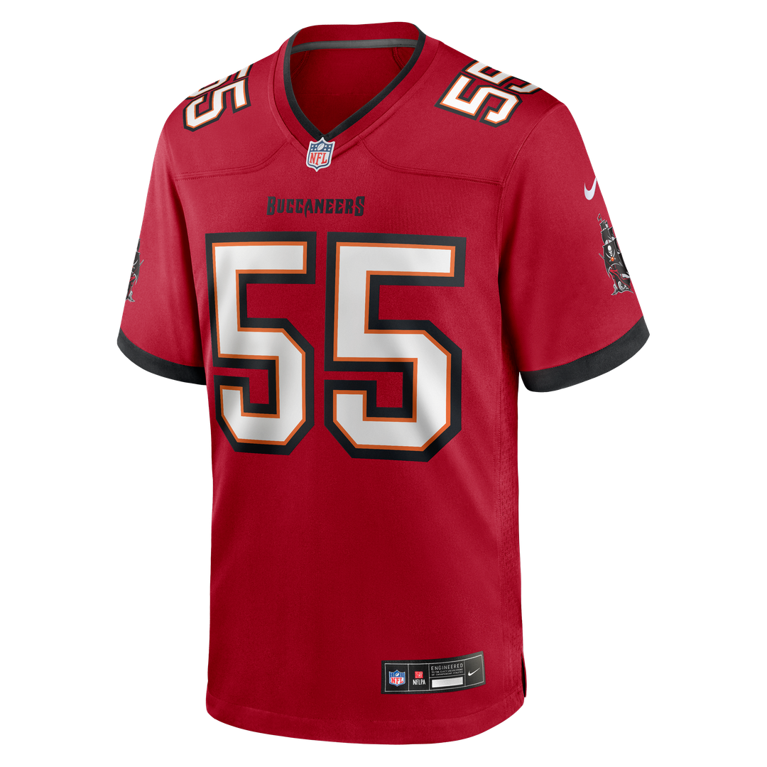 Men's Tampa Bay Buccaneers Derrick Brooks Nike Red Game Retired Player Jersey