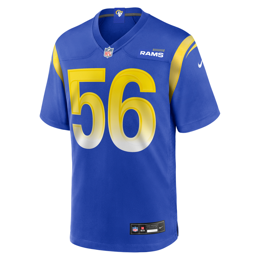 Men's Los Angeles Rams London Fletcher Nike Royal Game Retired Player Jersey
