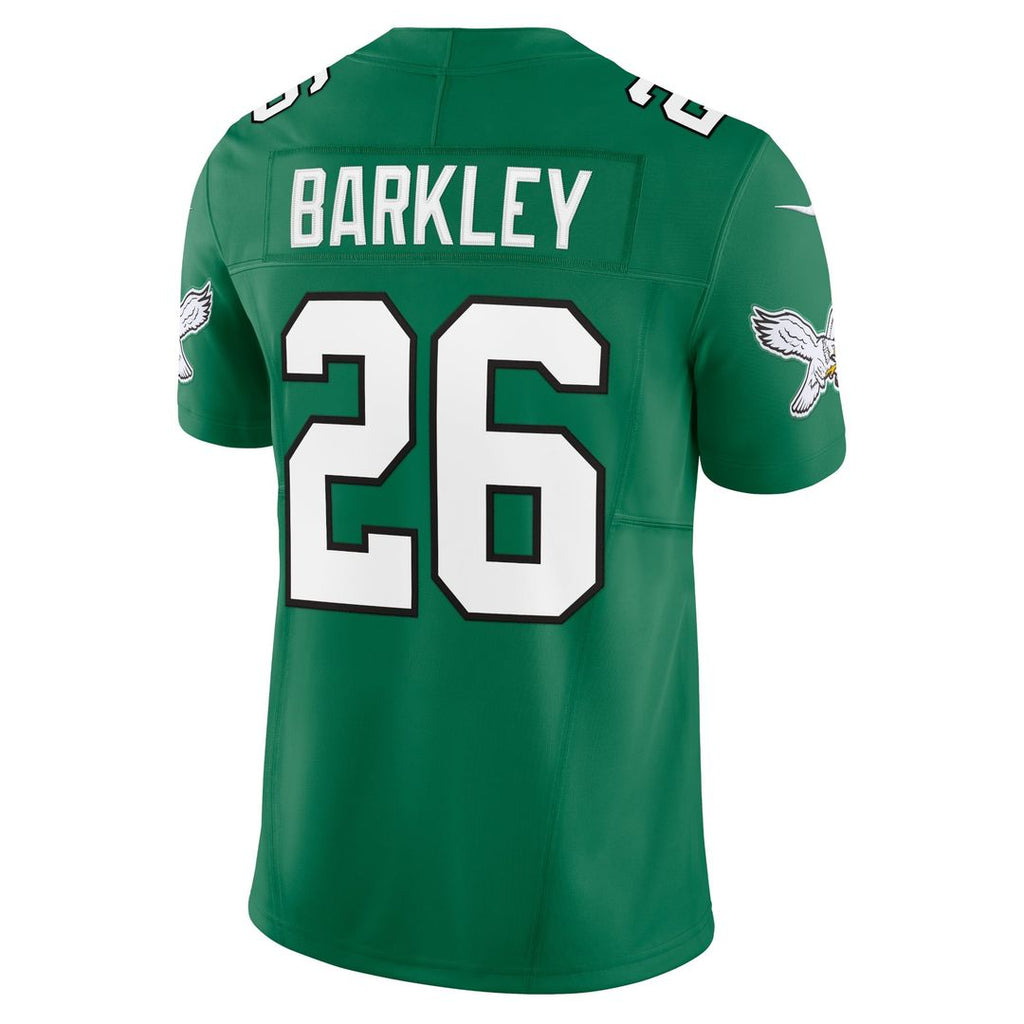 Men's Philadelphia Eagles Saquon Barkley Nike Midnight Green Vapor F.U.S.E. Limited Jersey
