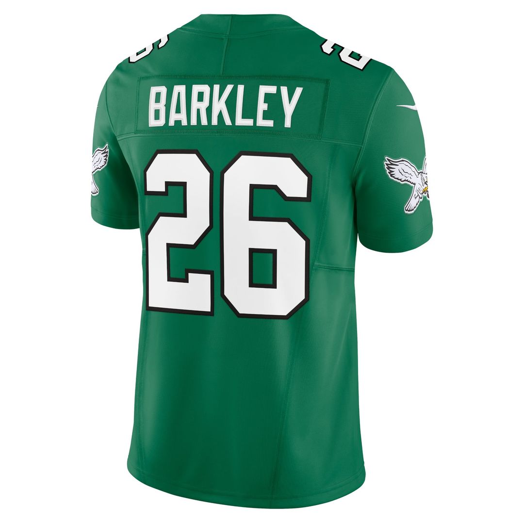 Men's Philadelphia Eagles Saquon Barkley Nike Black Vapor F.U.S.E. Limited Jersey