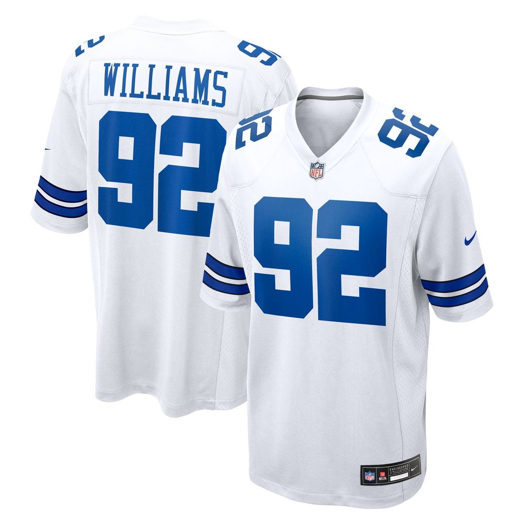Men's Dallas Cowboys Quinnen Williams Nike Navy Team Game Jersey