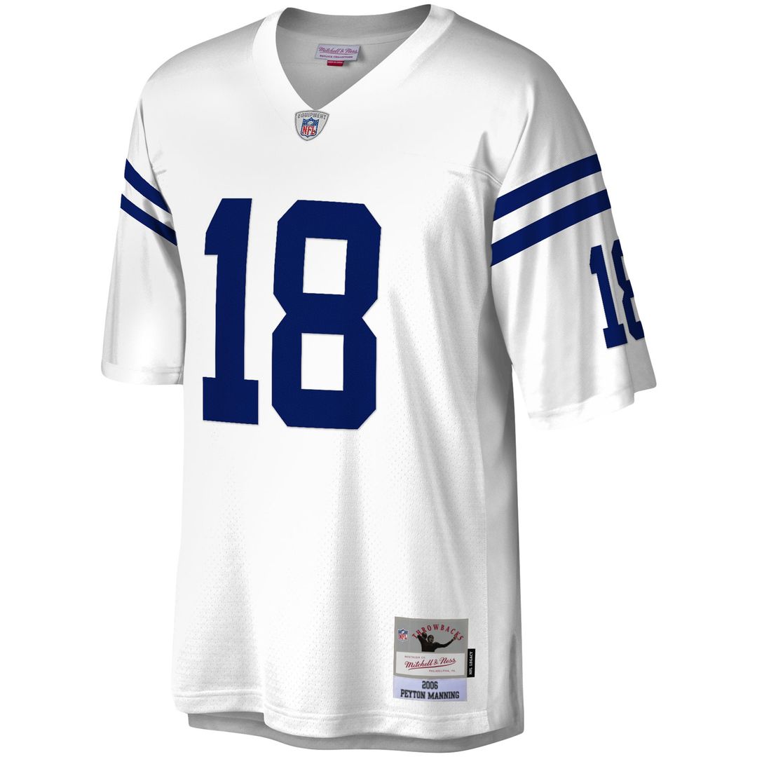 Men's Indianapolis Colts Peyton Manning Mitchell & Ness Royal Legacy Replica Jersey