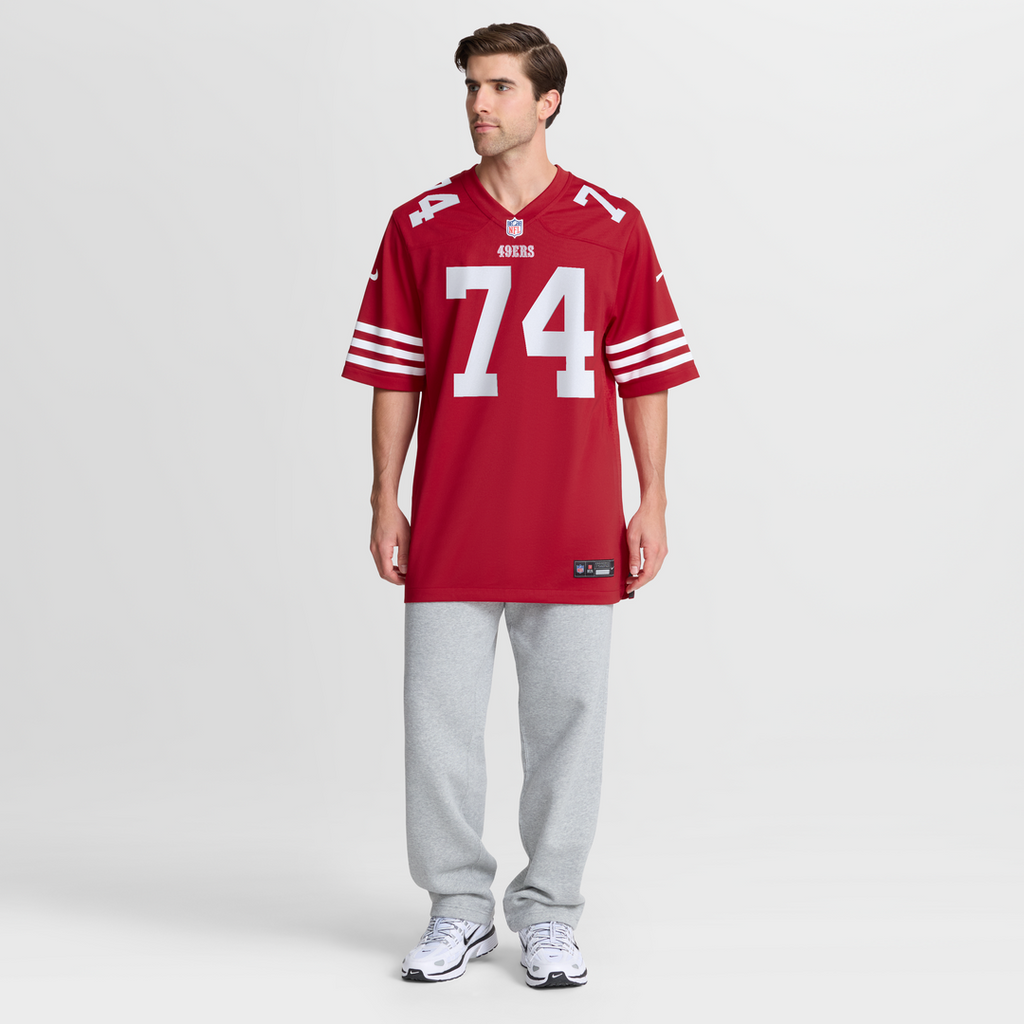 Men's San Francisco 49ers Brett Toth Nike  Scarlet Team Game Jersey