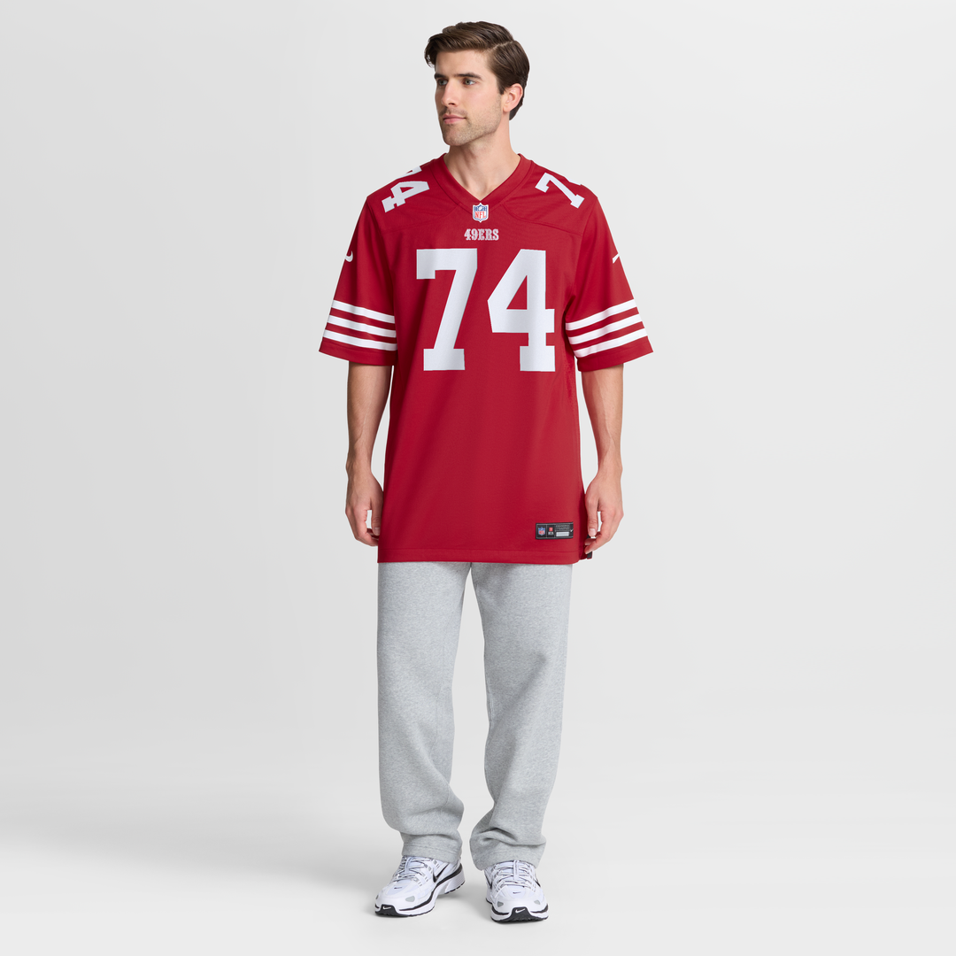 Men's San Francisco 49ers Brett Toth Nike  Scarlet Team Game Jersey