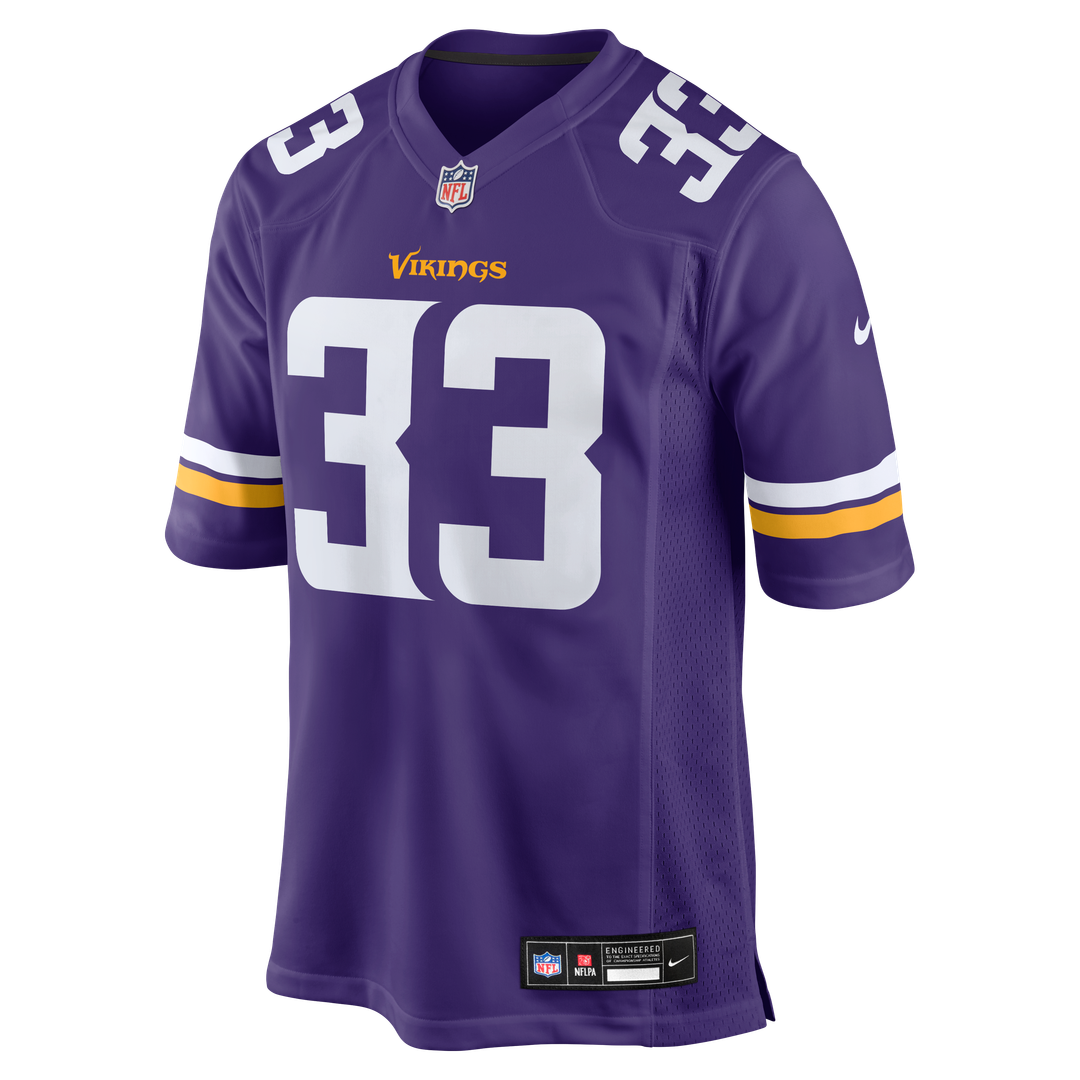 Men's Minnesota Vikings Aaron Jones Nike Purple Game Player Jersey