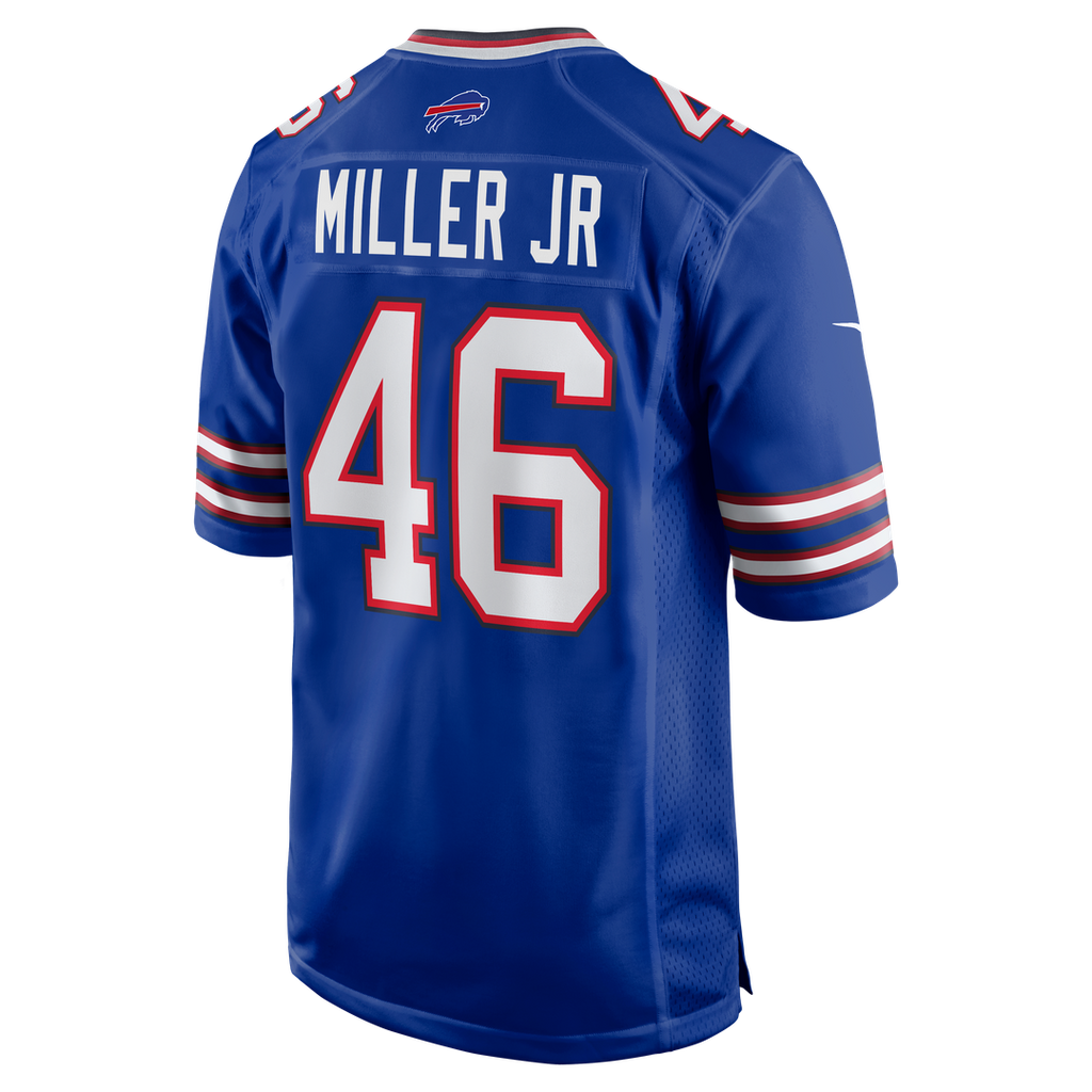 Men's Buffalo Bills DJ Miller Jr. Nike Royal Team Game Jersey