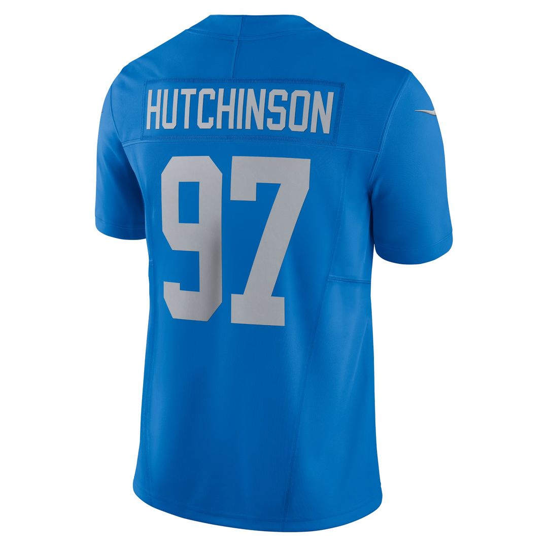 Men's Detroit Lions Aidan Hutchinson Nike White Vapor F.U.S.E. Limited Jersey