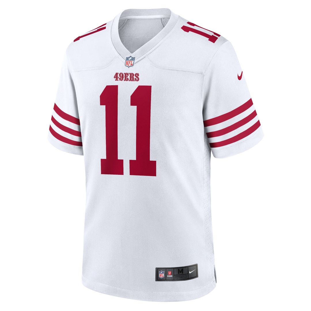 Men's San Francisco 49ers Brandon Aiyuk Nike Scarlet Game Player Jersey