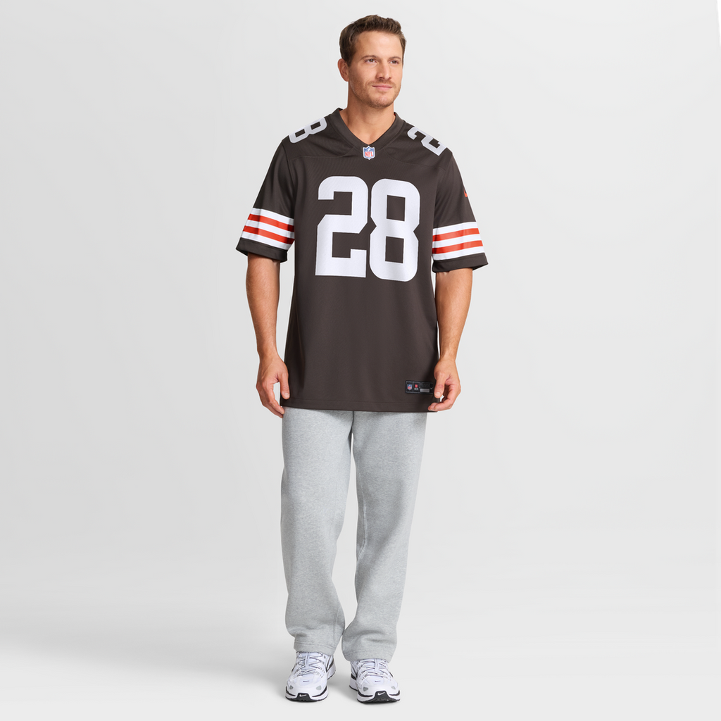 Men's Cleveland Browns Jeremiah Owusu-Koramoah Nike Brown Game Player Jersey