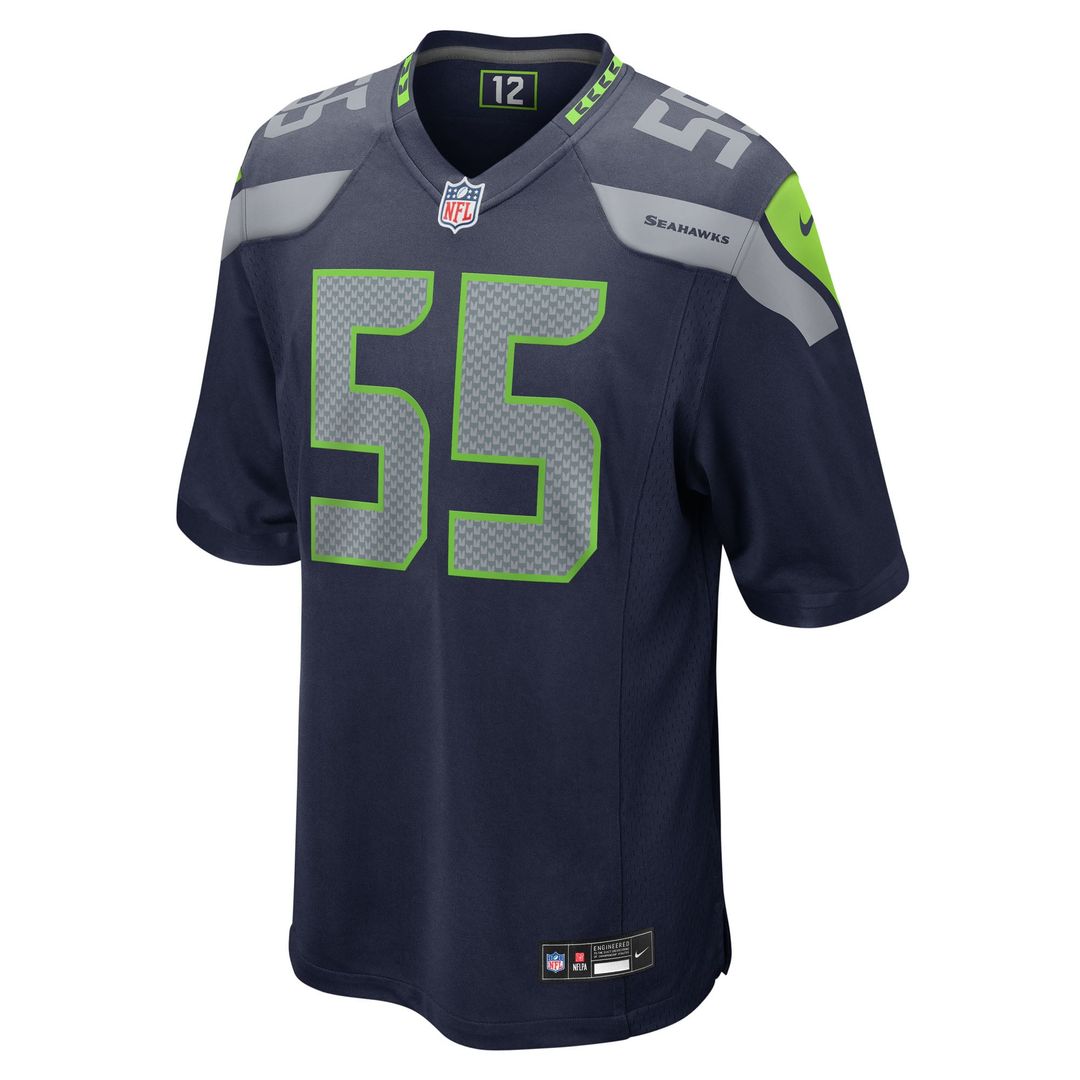 Men's Seattle Seahawks Olu Oluwatimi Nike  College Navy Team Game Jersey