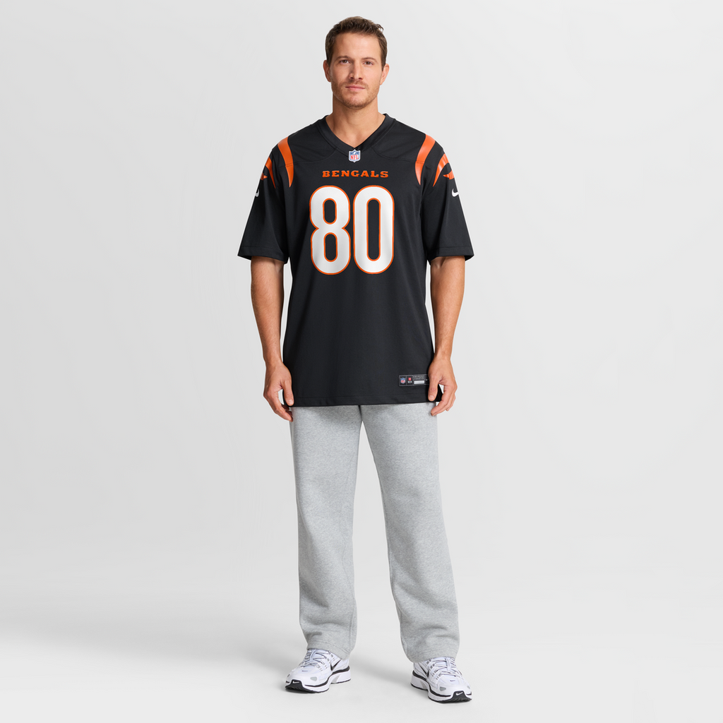 Men's Cincinnati Bengals Andrei Iosivas Nike  Black Team Game Jersey