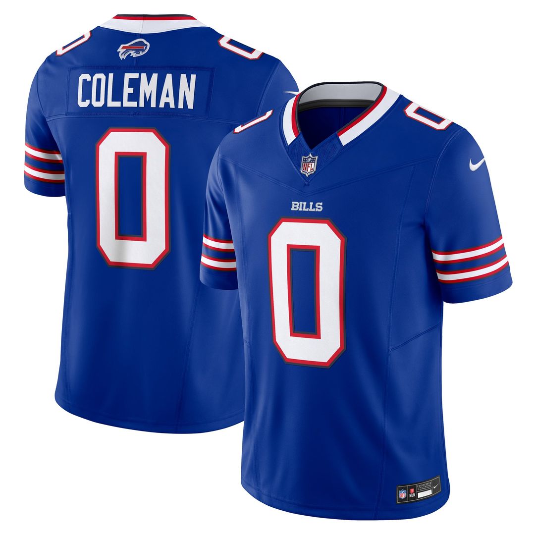 Men's Buffalo Bills Keon Coleman Nike Red Alternate  Vapor F.U.S.E. Limited Jersey