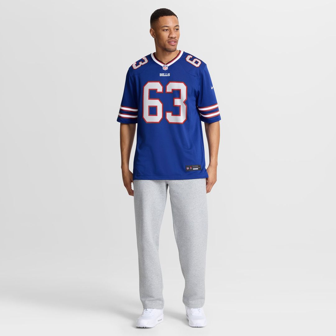 Men's Buffalo Bills Austin Corbett Nike  Royal Team Game Jersey