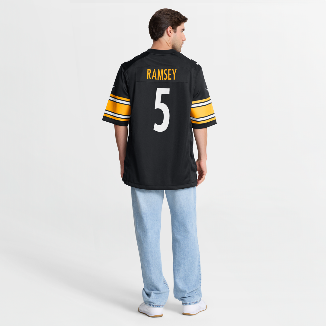 Men's Pittsburgh Steelers Jalen Ramsey Nike  Black Team Game Jersey