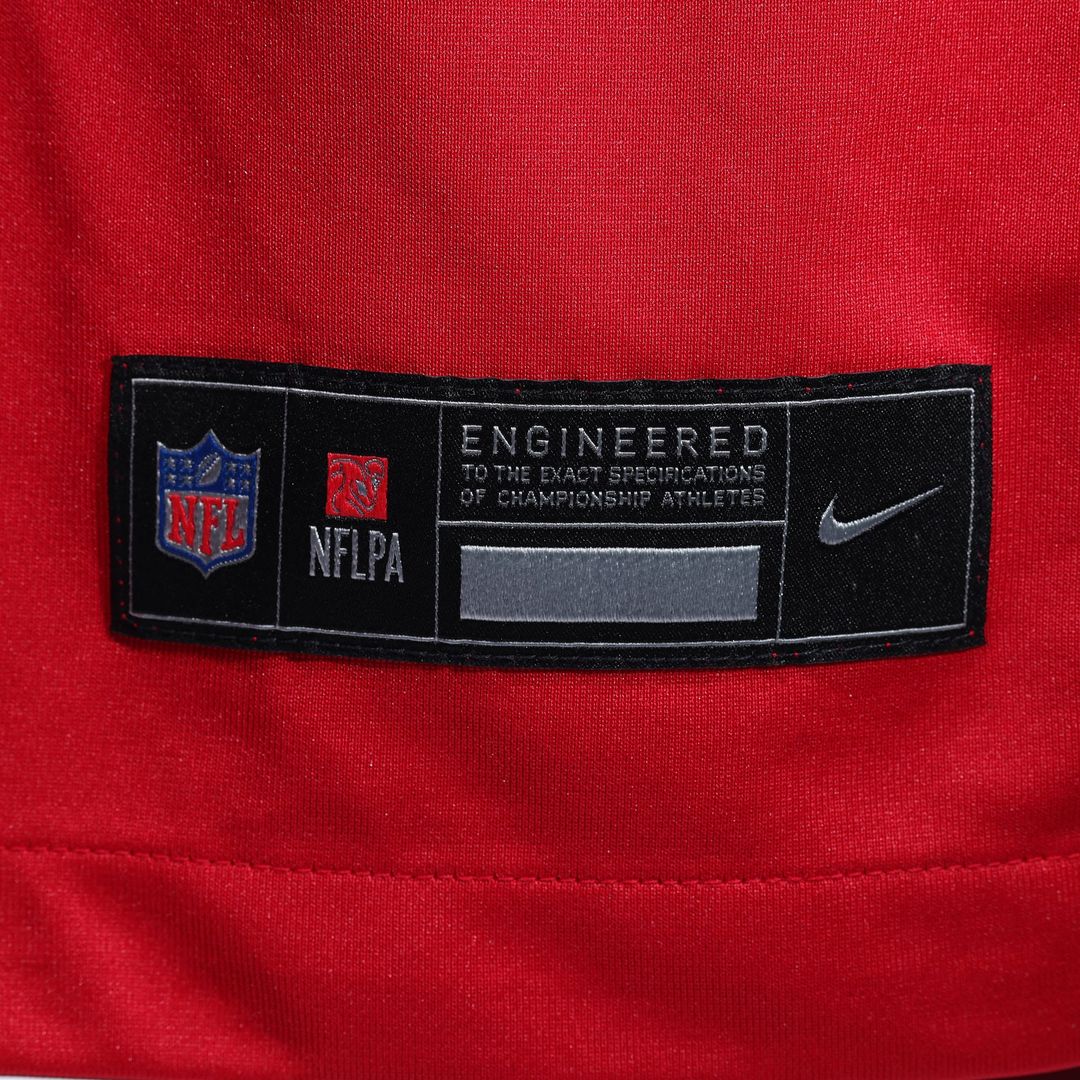 Men's San Francisco 49ers Isaac Guerendo Nike  Scarlet  Game Jersey